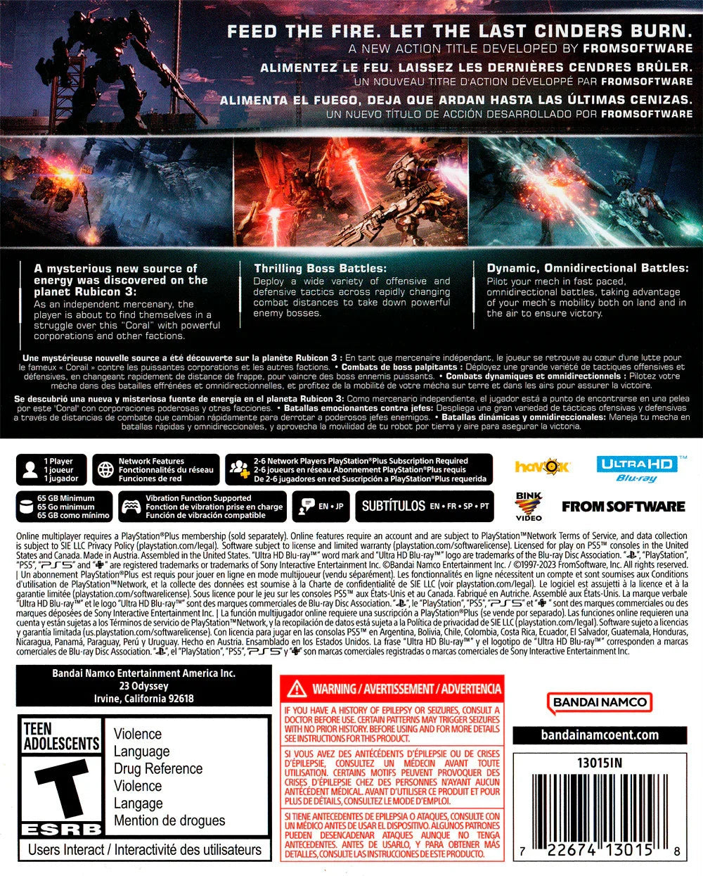 Armored Core VI: Fires of Rubicon | PlayStation 5 | New